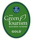 Green Tourism Gold Award logo - Go to the Green Tourism website (opens in a new window)